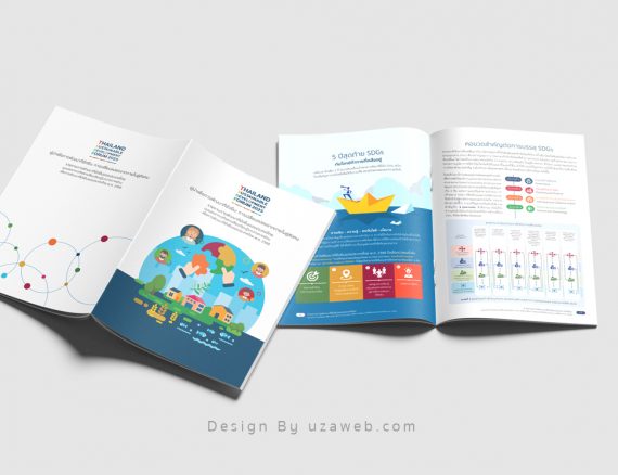 ออกแบบหนังสือ THAILAND SUSTAINABLE DEVELOPMENT FORUM 2025